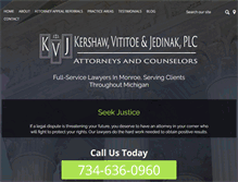 Tablet Screenshot of monroecountylawyers.com